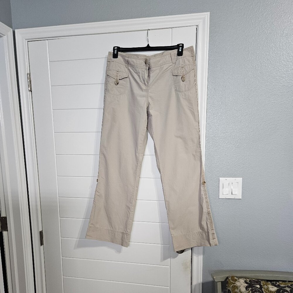 New York & Company Women's Size 12 Beige Pants